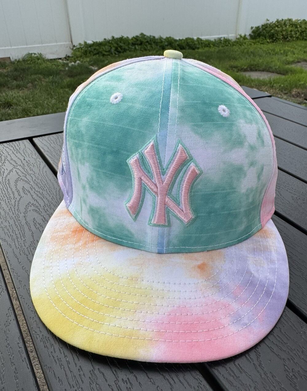 Official New York Yankees 2025 Egg Dye 100TH Anniversary New Era 59Fifty Hat